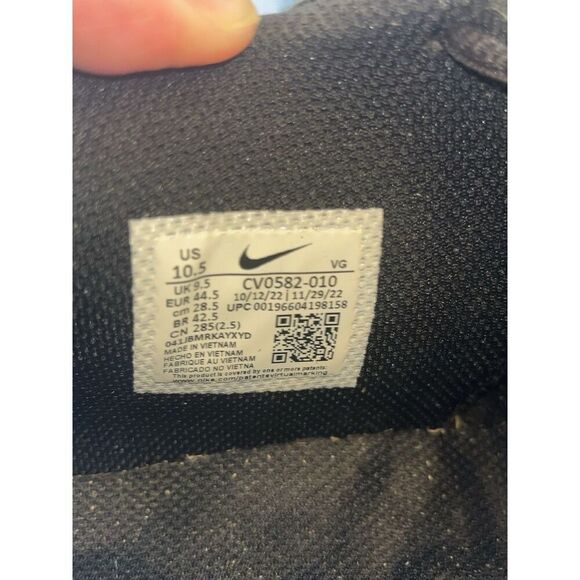 NEW Men's Nike Alpha Menace 3 Shark Football Cleats CV0582-010 Size 10.5 - Picture 6 of 8